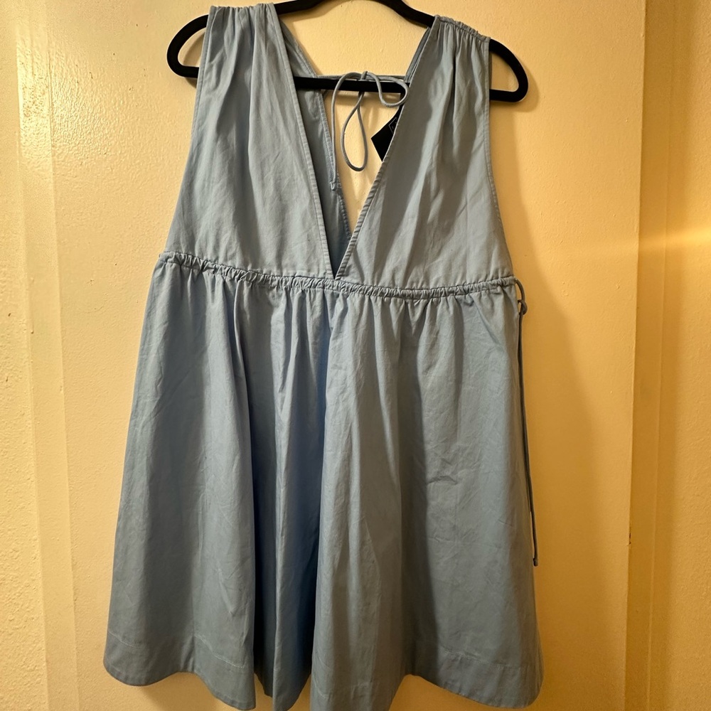 Abercrombie & Fitch Sky Blue Tie-Back Dress